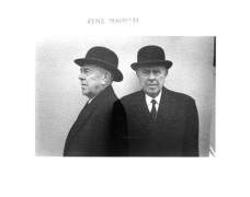 Rene Magritte (Profile and Full Face), 1965, 11 x 14 Silver Gelatin Photograph, Ed. 25