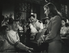 Hoagy Carmichael and Lauren Bacall, &quot;To Have or Have Not&quot; (Looking at camera), 1943, 11 x 14 Silver Gelatin Photograph