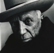 Pablo Picasso (B), at La Californie, Cannes, 1957, Siler Gelatin Photograph, Ed. of 21