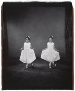Jessica and Kelsey Anderson, 8 years old, Kelsey older by 10 minutes, Twinburg, Ohio, 2001&nbsp;&nbsp;&nbsp;