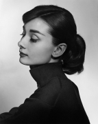 Audrey Hepburn, 1956, 20 x 16 Silver Gelatin Photograph