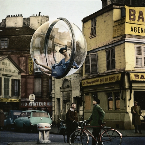 Bicycle Street II, Paris (Color), 1963&nbsp;&nbsp;&nbsp;