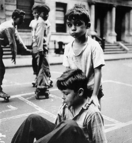 Boys on 93rd Street,&nbsp;New York, 1949, Silver Gelatin Photograph