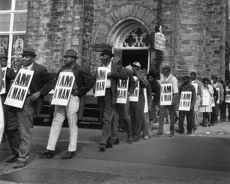 Sanitation Workers Strike, Memphis, TN, 1968, Archival Pigment Print