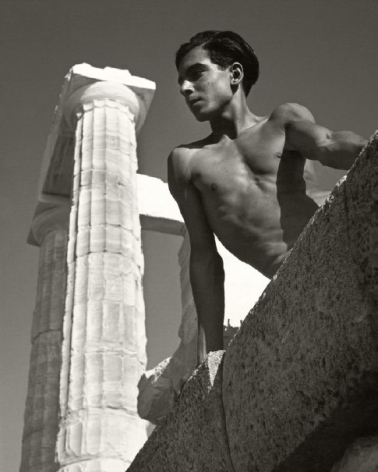 Herbert List  Beneath the Poseidon Temple, Torremolinos, 1951   Silver Gelatin Photograph, Ed. 7/25  16 x 12 inches