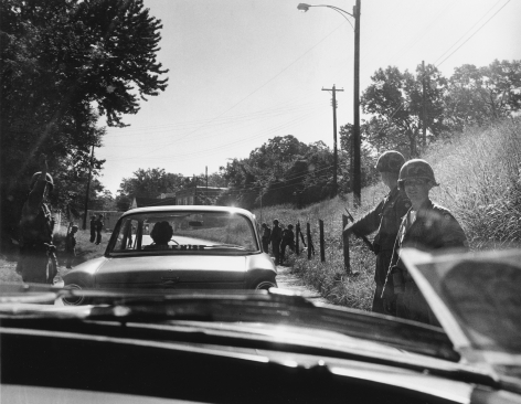 Soldiers directing the way to Oxford, Mississippi, n.d., Archival Pigment Print
