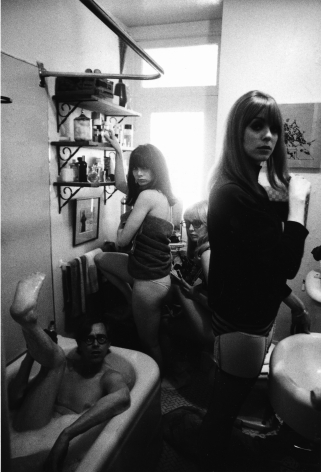 Bruce Conner (in tub), Toni Basil, Teri Garr and Ann Marshall, 1965&nbsp;, Archival Pigment Print