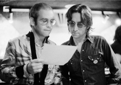 Elton John & John Lennon, NYC, 1974