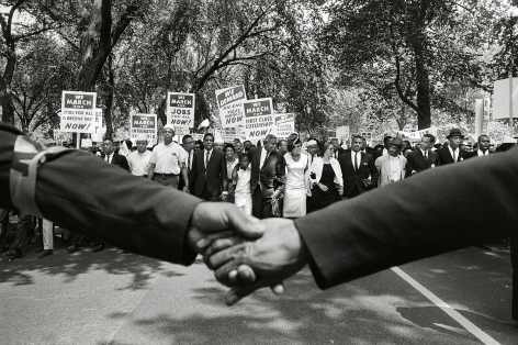 Jackie Robinson, Rosa Parks, and Other Activists March on Washington, 1963, 16 x 20&nbsp;Inches, Silver Gelatin Photograph, Edition of 25