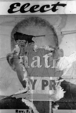 Torn Poster (Elect), 1963, Archival Pigment Print