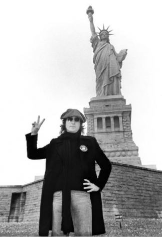 John Lennon, &quot;Statue of Liberty&quot;, New York, 1974, Silver Gelatin Photograph