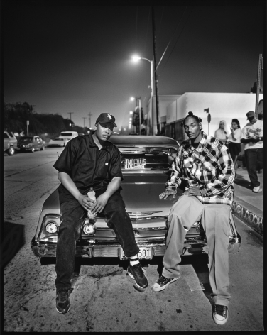 Dr. Dre and Snoop Dogg, Los Angeles, CA,&nbsp;1993, 20 x 16 inches, Silver Gelatin Photograph, Ed. of 25