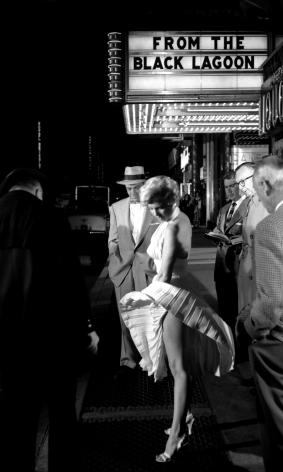 Marilyn Monroe &amp;amp; The Black Lagoon, New York City, 1954, Silver Gelatin Photograph