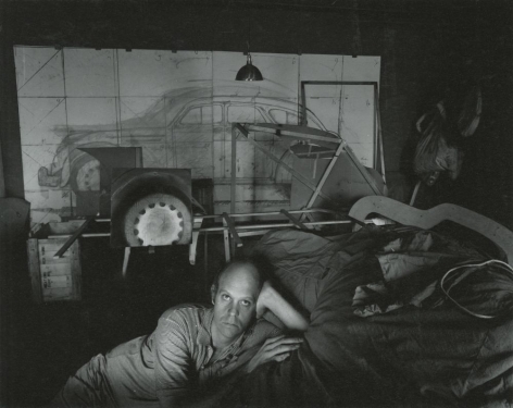 Claes Oldenburg,&nbsp;1967, Vintage Silver Gelatin Photograph Mounted to Board