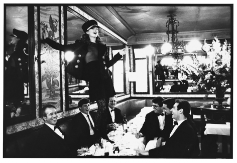 Arthur Elgort Kate Moss at Cafe Lipp (Horizontal), Paris, Vogue Italia, 1993&nbsp;&nbsp;&nbsp;&nbsp;
