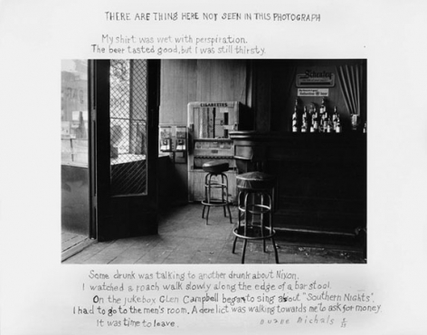 There Are Things Here Not Seen in This Photograph, 1977, 11 x 14 Silver Gelatin Photograph, Ed. 25