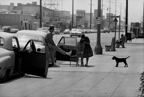 Street Scene (La Cienega and Rosewood Ave., Los Angeles), 1961-67&nbsp;&nbsp;&nbsp;