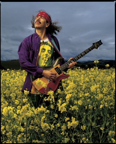 Carlos Santana, San Francisco, CA, 1992, Archival Pigment Print