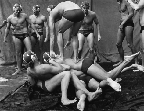 U.S. Olympic Water Polo Team, Santa Monica, CA, 1983 (3691-301-9), Silver Gelatin Photograph