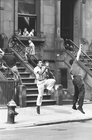 New York City (guys playing stick ball), 1961, Archival Pigment Print