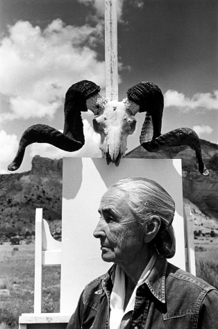 Georgia O&#039;Keefe, Ghost Ranch, New Mexico,&nbsp;1968, Silver Gelatin Photograph