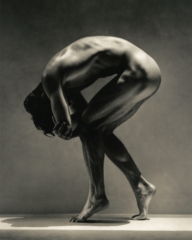 Greg Gorman  Tony Ward (Bent Over), Los Angeles, 1988  Archival Pigment Print    Combined Ed. of 25:  22 x 17 inches  24 x 20 inches    Combined Ed. of 10:  40 x 30 inches  50 x 40 inches