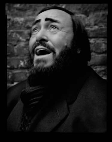 Luciano Pavarotti, New York, NY,&nbsp;2005, 20 x 16 inches, Silver Gelatin Photograph, Ed. of 25