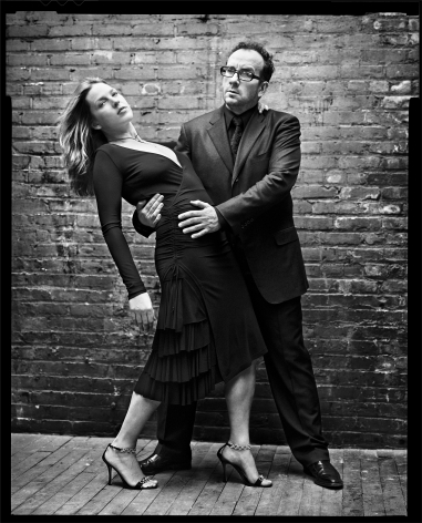 Diana Krall and Elvis Costello, New York, NY, 2003, 20 x 16 inches, Silver Gelatin Photograph, Ed. of 25