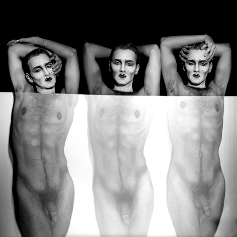 Tripletts, 1990, Vintage Silver Gelatin Photograph, Edition of 12