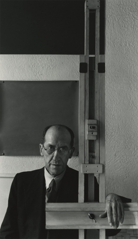 Piet Mondrian, New York City,&nbsp;1942, Silver Gelatin Photograph