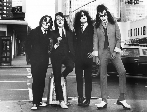Kiss, Dressed to Kill, New York City, 1974, Silver Gelatin Photograph