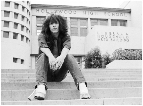 Johnny Thunders, Hollywood High School, LA, CA, 1973