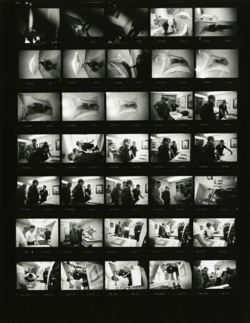 Steve Schapiro Andy Warhol, Castelli Gallery, New York&nbsp;(Contact Sheet), 1965&nbsp;&nbsp;&nbsp;&nbsp;