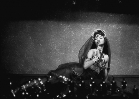Chelo as Cleopatra, New Orleans, 1955, Silver Gelatin Photograph