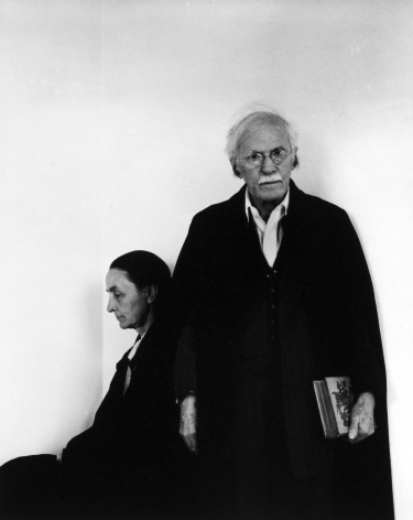 Georgia O&#039;Keefe and Alfred Steiglitz,&nbsp;1944, Silver Gelatin Photograph