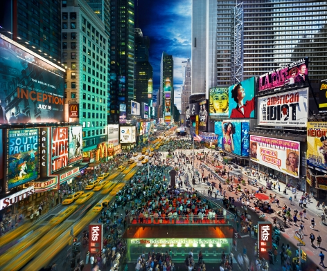 Times Square, NYC, 2010, C-Type Print