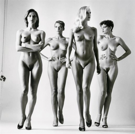 Helmut Newton Sie Kommen (Naked), French Vogue, Paris, 1981&nbsp;&nbsp;&nbsp;