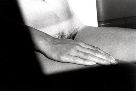 Untitled (Nude Hand on Thigh), 1975, 11 x 14 Silver Gelatin Photograph, Ed. 25