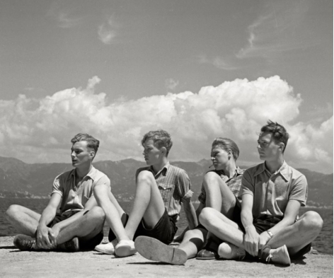 Summer Day at the Lake, German, 1935, Silver Gelatin Photograph