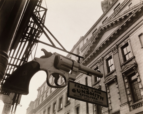 Gunsmith and Police Station, New York, 1937