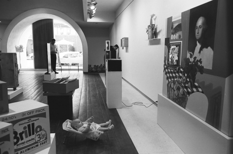 Virginia Dwan Gallery during The New Realism Show, 1963, Archival Pigment Print