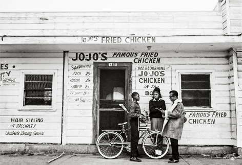 James Baldwin, Jojo&#039;s Fried Chicken, New Orleans, 1963, 16 x 20 Inches, Silver Gelatin Photograph, Edition of 25