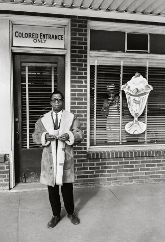 James Baldwin, Colored Entrance, New Orleans, Louisiana,&nbsp;1963, 20&nbsp;x 16&nbsp;Inches, Silver Gelatin Photograph, Edition of 25