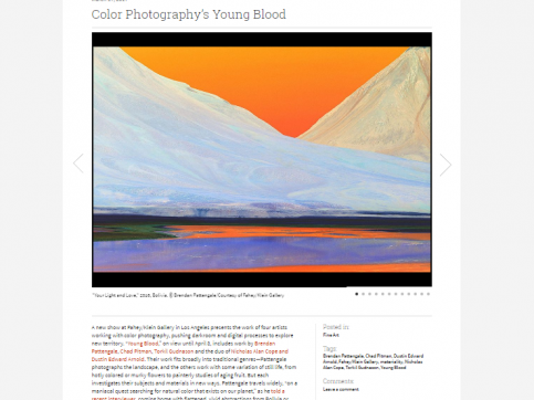Young Blood - Color Photography's Young Blood - PDN Photo of the Day