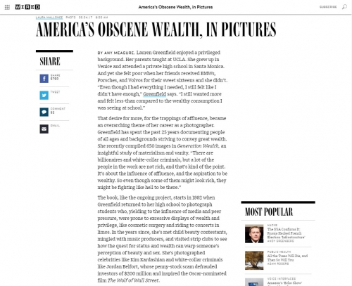 Lauren Greenfield - America's Obscene Wealth, in Pictures - Wired