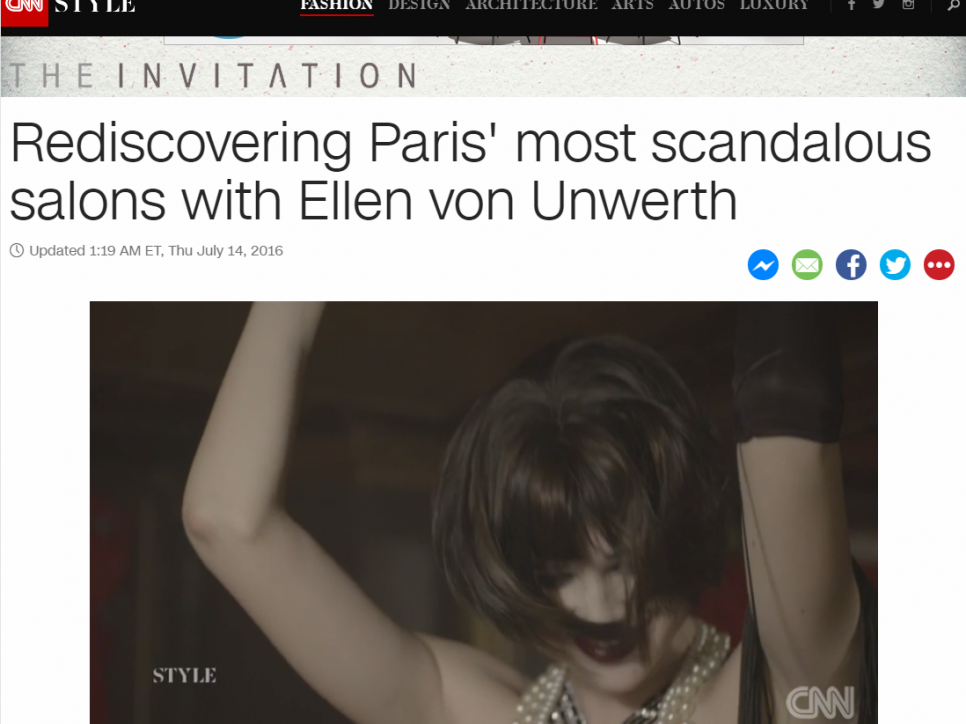 Rediscovering Paris' most scandalous salons with Ellen von Unwerth - CNN