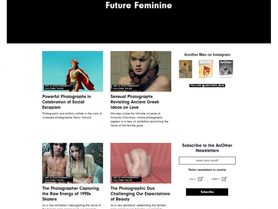 Future Feminine - Another Magazine